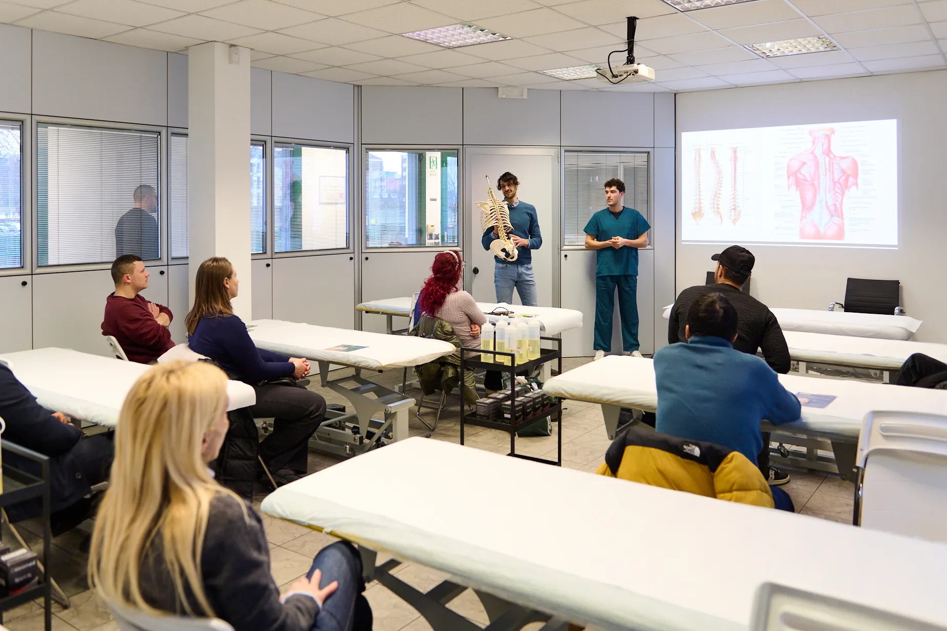 Aula didattica per corsi di massaggio a Milano